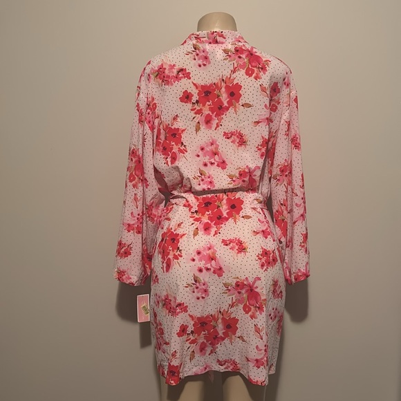 Oscar de la Renta Floral Plus Size Robe size XL - Picture 4 of 5